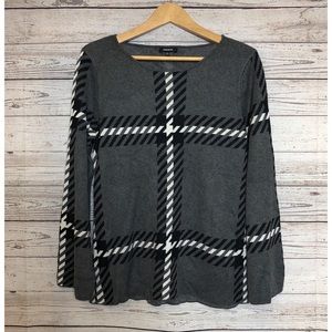 sweatshirt long sleeves Black and Gray Large